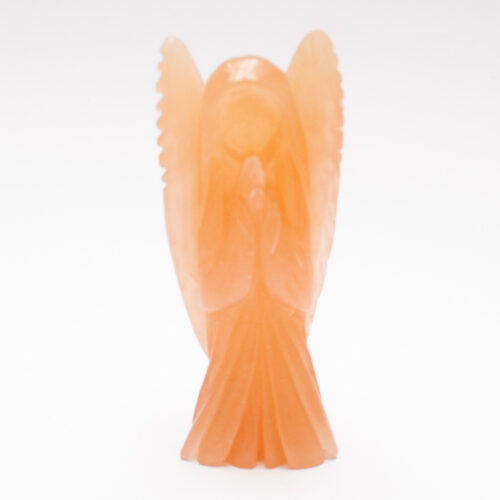 Sculpture Ange Caclite Orange