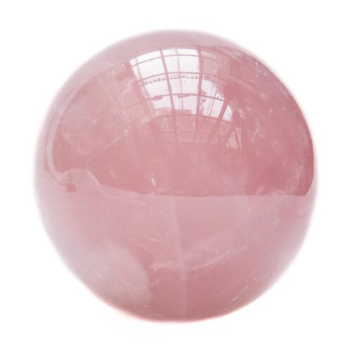 Small Rose Quartz Crystal Ball
