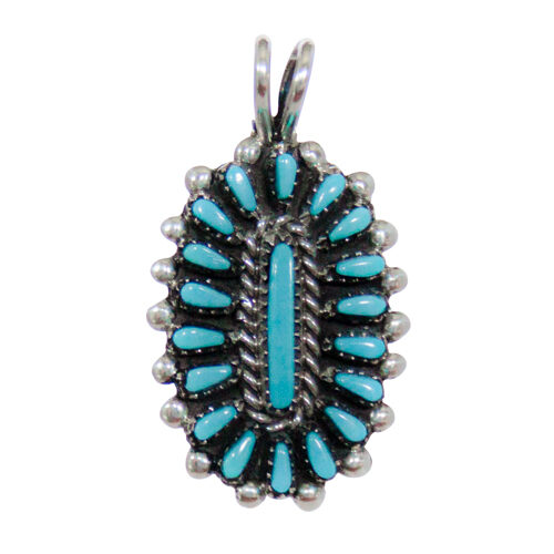 Small Zuni Turquoise Pendant