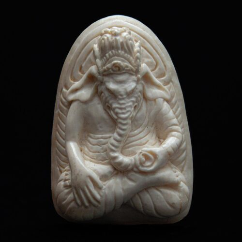 Mastodon Ivory Ganesh Carving