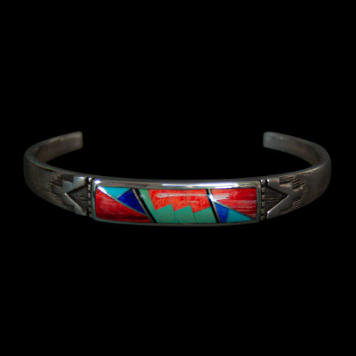 Bracelet Zuni Incrustations Traditionnelles
