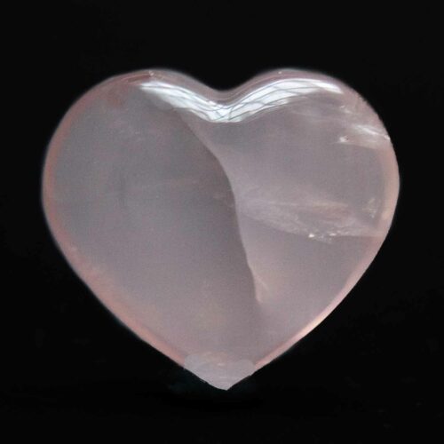 Small Polished Rose Quartz Heart
