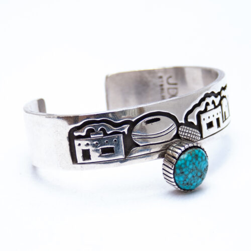 Joseph De Vern Coriz Turquoise Hopi Mesa Bracelet