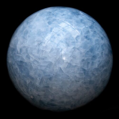 Blue Calcite Crystal Ball Extra Large
