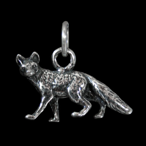 Small Silver Fox Pendant