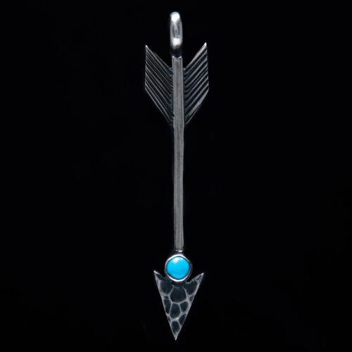 Turquoise Arrow Pendant