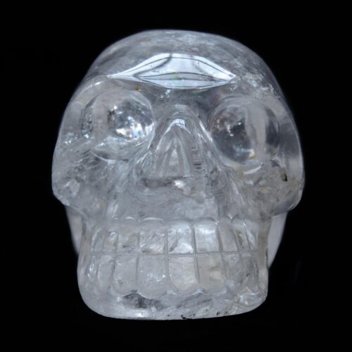 Sculpture Crâne Cristal de Roche