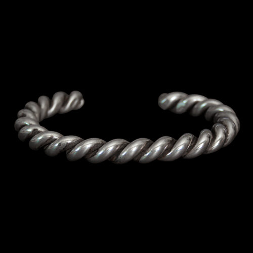Large Silver Rope Bracelet