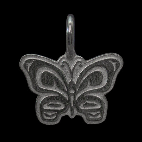 Northwest Silver Butterfly Pendant