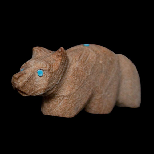 Blue-Eyed Bear Carving