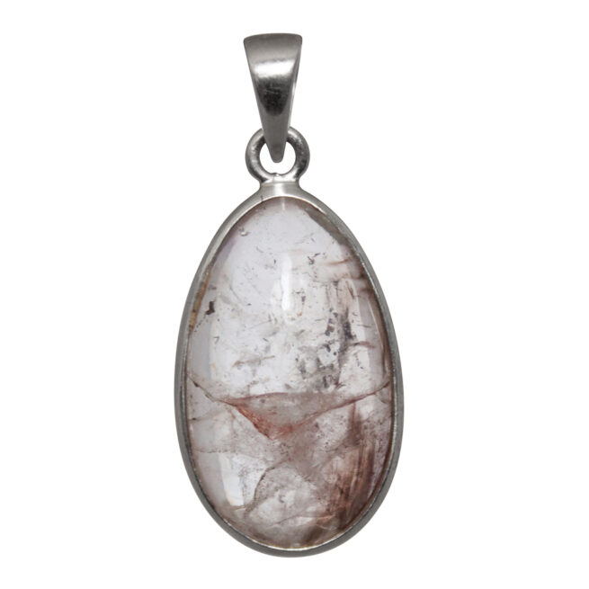 Oval Super Seven Silver Pendant