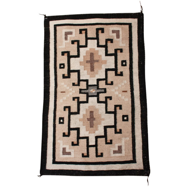 1890s Two Grey Hills Navajo Rug