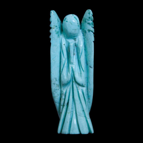 Blue Turquoise Angel Carving