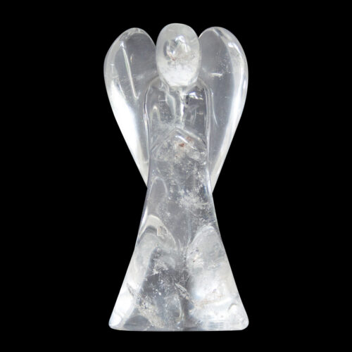Clear Quartz Angel Carving