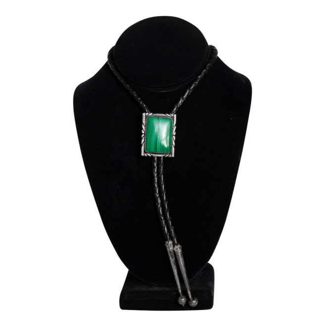 Gilo Grace Nakai Malachite Bolo Tie