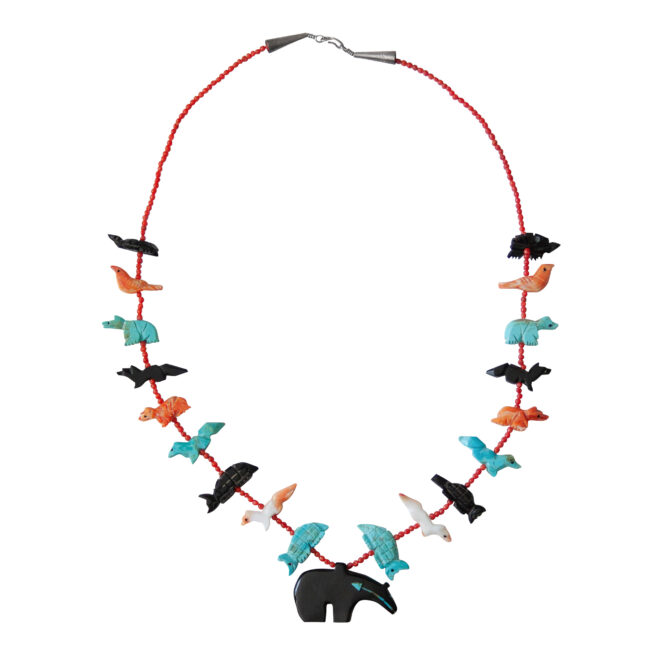 Kenny Yazzie Zuni Fetish Necklace