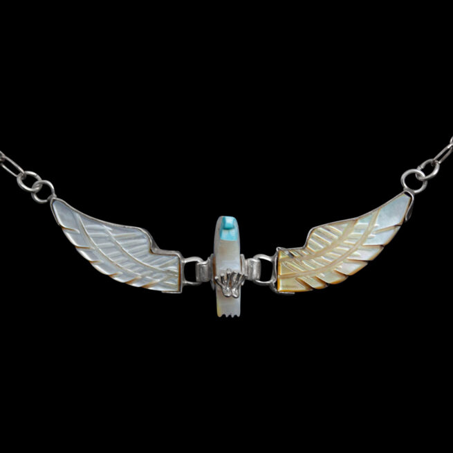 Mother-of-Pearl Eagle Necklace