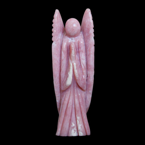 Pink Peruvian Opal Angel Statue