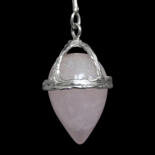 Sterling Silver Rose Quartz Pendulum