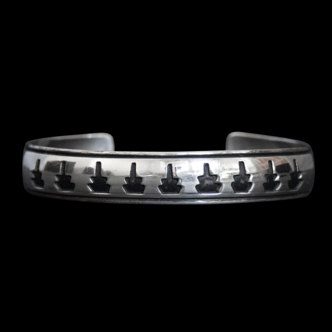 Tom Billy Sterling Silver Navajo Bracelet