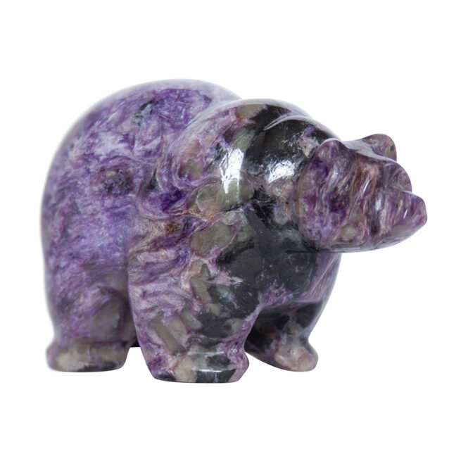 Zuni Charoite Bear Carving