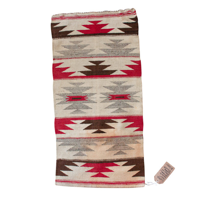 1920s Crystal Region Navajo Saddle Blanket