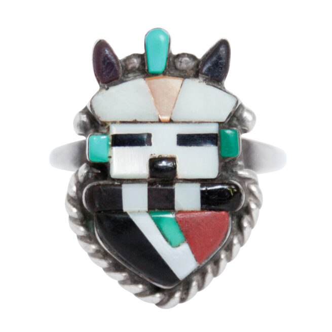 1920s Sybil Cachini Antelope Kachina Ring