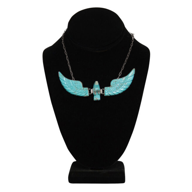 Ben Livingston Turquoise Eagle Necklace - Large