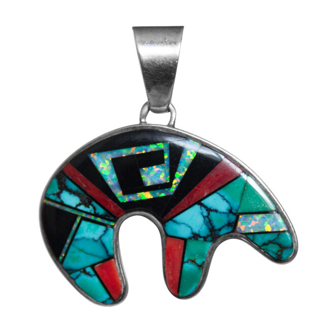 Calvin Begay Reversible Bear Pendant