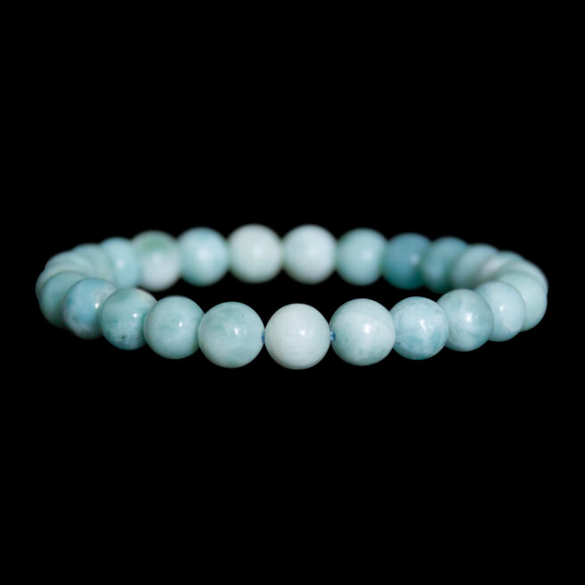 Larimar Beaded Power Bracelet