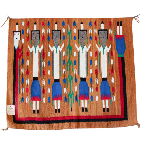 Louise Werito Navajo Yei Rug Weaving