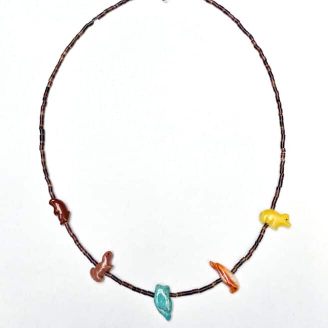 Neil Thomas Short Zuni Fetish Necklace