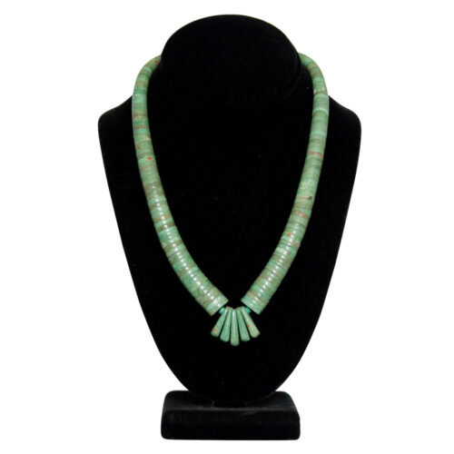 Santo Domingo Green Turquoise Necklace