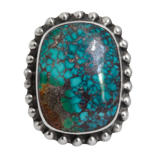 Spiderweb Turquoise Navajo Ring