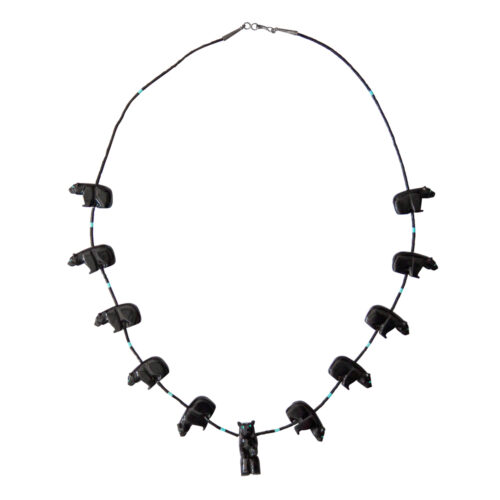 Black Bear Animal Necklace