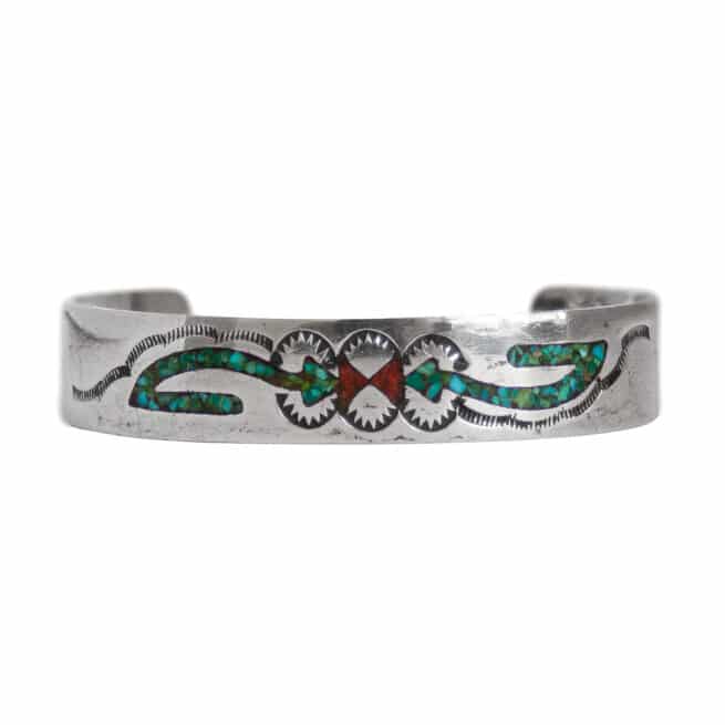 Chip Inlay Zuni Bracelet