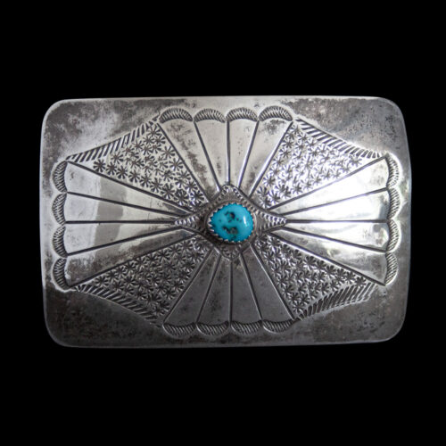 Diné Turquoise Belt Buckle