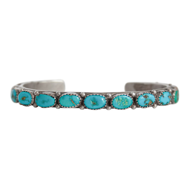 Fifteen Stone Turquoise Bracelet