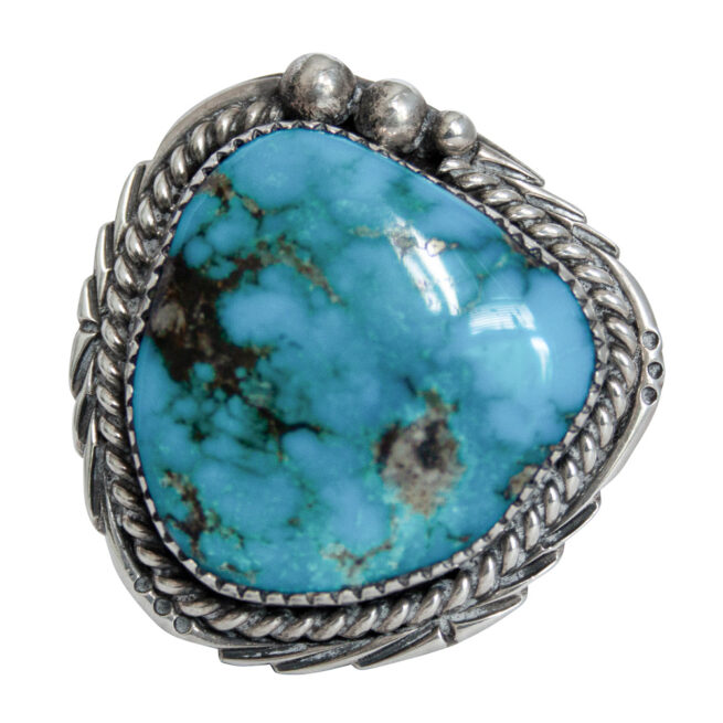 Natural Shape Turquoise Ring