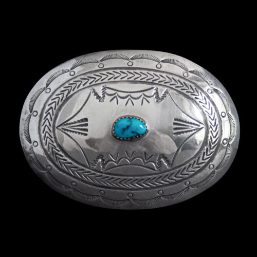 Navajo Concho Belt Buckle