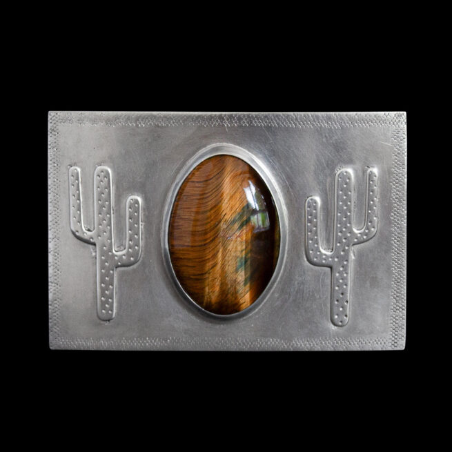 Tiger's Eye Cactus Buckle