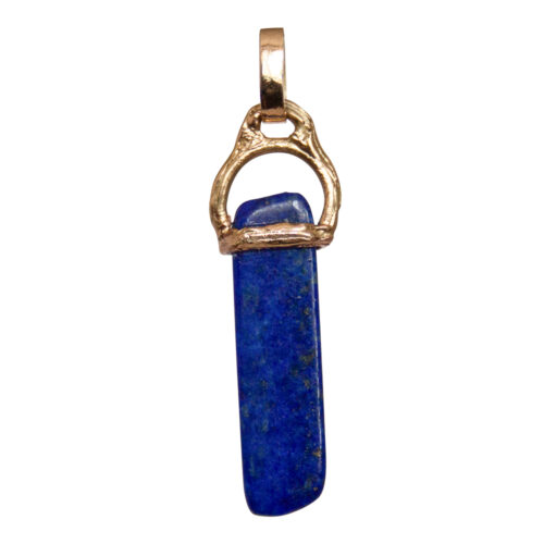 18K Gold Lapis Lazuli Talisman