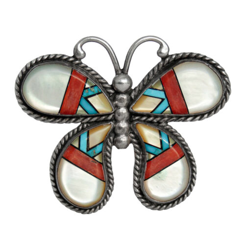 1970s Zuni Butterfly Ring