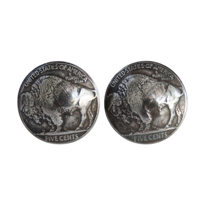 Buffalo Nickel Coin Cufflinks