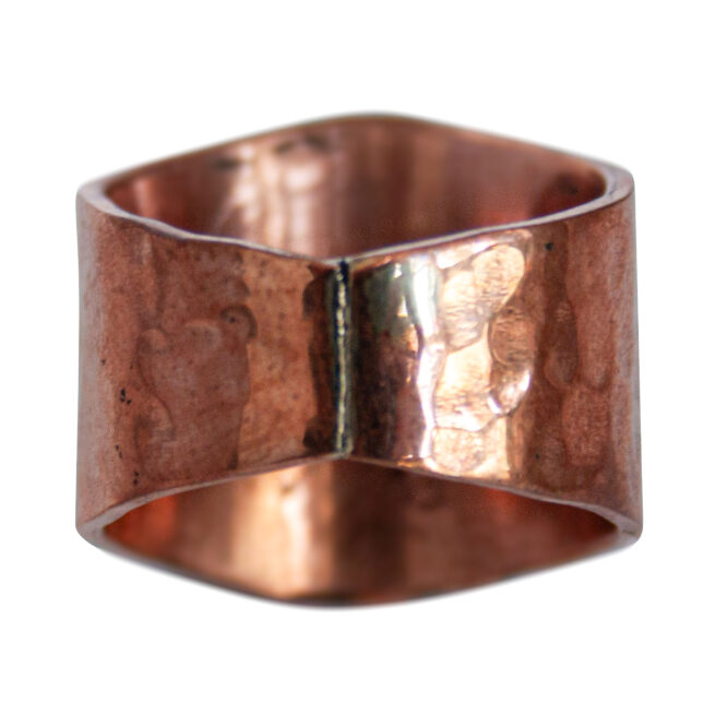 Hammered Copper Navajo Ring - Image 3