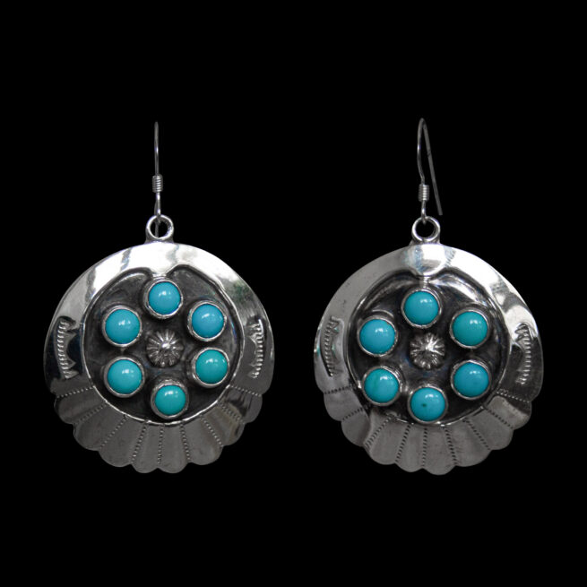 Kenny Lonjose Turquoise Earrings