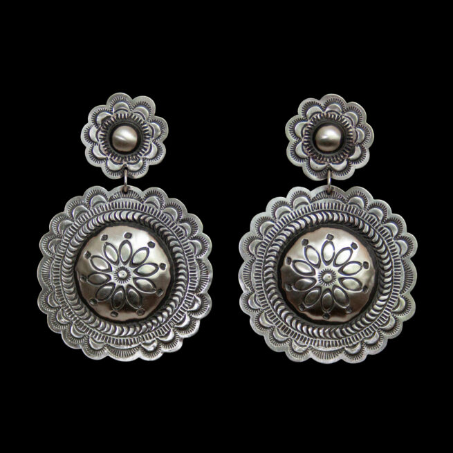 Leander Tahe Silver Earrings