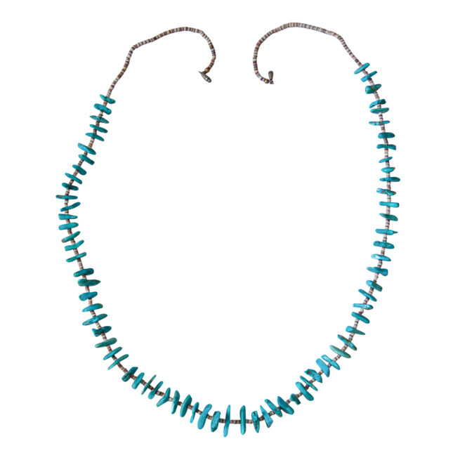 Long Zuni Turquoise Necklace