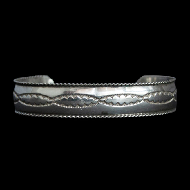 M.C. Tsasie Silver Bracelet