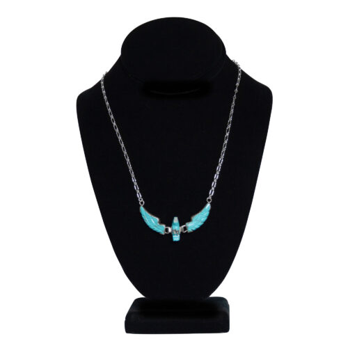 Mini Turquoise Eagle Necklace